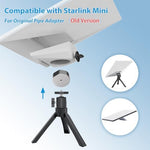 Folded compact profile of the aluminum alloy satellite dish bracket kit optimized for travel backpacks.