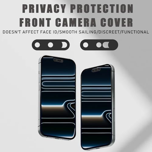 Side profile perspective showcasing the low-profile design of the EYSOFT privacy shield on a premium smartphone screen.