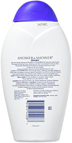 Talc-free absorbent body powder for men and women showing ingredients list.