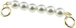 Hahiyo imitation pearl bead purse chain strap front view
