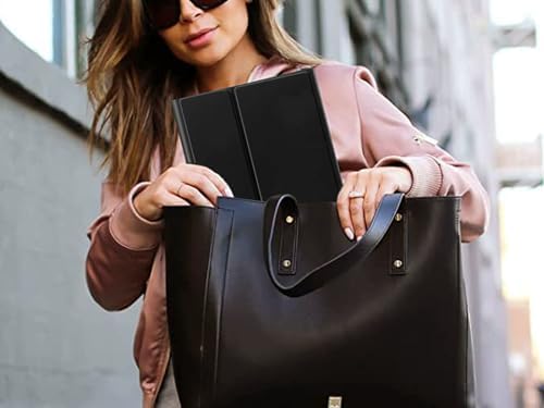 LUIOOXEIM wireless keyboard case folded flat illustrating its slim portable design