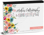 Calligraphy Paper, Hand Lettering and Modern Calligraphy Notepad: A Brush Lettering Practice Pad With 50 Removable Sheets and Pre Printed Guide in Two Styles - Image 4