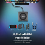 OTTOCAST HDMI adapter showing the input port connecting to a streaming stick