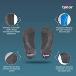 Tynor Medial Arch Orthosis, Grey, Large, 1 Pair - Image 5