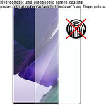 Close up of Vaxson flexible plastic screen protector showing anti fingerprint oleophobic coating