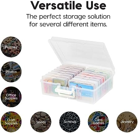 Close up of 4x6 photo storage inner case