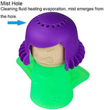 Eco friendly microwave steam cleaner body with vinegar and water fill lines