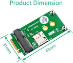 Mustpoint M.2 Key B to Mini PCI-E Adapter package contents including screwdriver