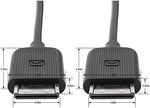 Side profile of durable housing connectors for home theater setups