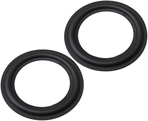 Two pieces of RDEXP rubber woofer edge repair rings