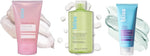 Bliss Ultimate Glow Set featuring scrub, toner, and peel
