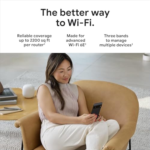Google Nest WiFi Pro 6E two pack mesh system setup
