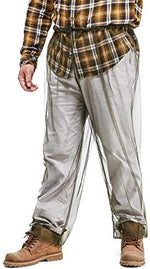Unisex green mosquito repellent pants side view