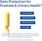 Selerb NAD Plus packaging with prostate and energy support text