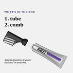 Back panel of Just For Men ammonia free hair color box detailing step-by-step instructions for use