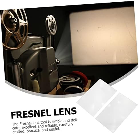 Close up of Fondotin PMMA acrylic projector lens texture