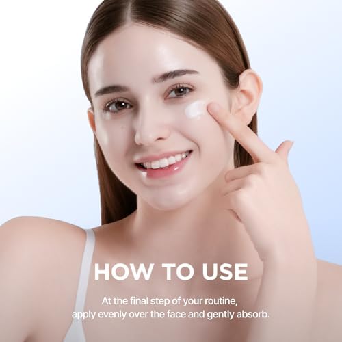 Isntree dry skin hydration cream lightweight non-greasy formula application