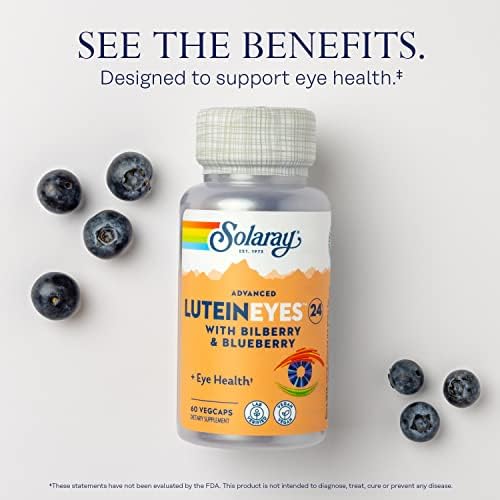 Solaray Advanced Lutein Eyes 60 vegetable capsules bottle