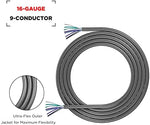 Professional car audio installation using Recoil 9-conductor cable