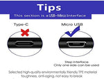 Full length view of the one meter orange fast charging cable with USB Type A connector.
