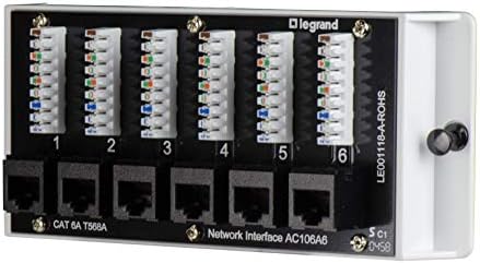 On-Q structured wiring enclosure interface module installation