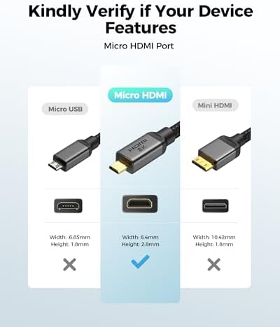 Silkland high speed 8K adapter cable displaying the durable double layer nylon E-Braid