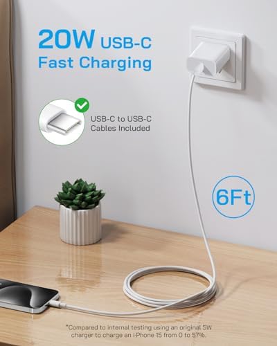 Compact power adapter block plugged into a wall outlet showing its minimal profile