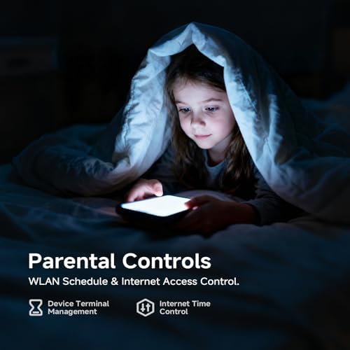 DBIT T1 Pro smart home internet router status indicator lights close up view