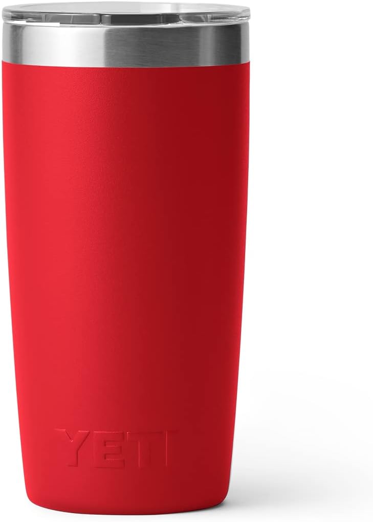 YETI Rambler 10 Ounce Tumbler showing bottom base and embossed brand logo