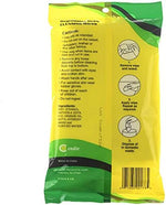Disposable kitchen degreasing wipes with natural orange oil for oil stains