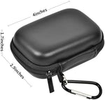ANKHOH travel protective case side angle highlighting the smooth closing heavy duty zipper
