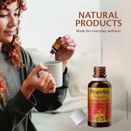 Beelife premium immune support bee propolis drops packaging back view