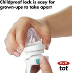 Close up of food grade silicone material on OXO Tot replacement
