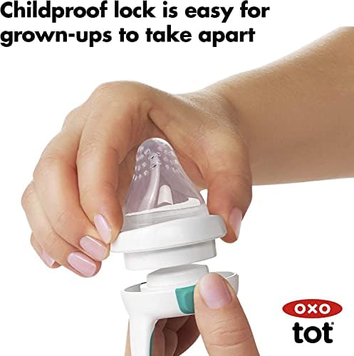 Close up of food grade silicone material on OXO Tot replacement