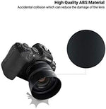 Matte finish interior of JJC lens hood to prevent flare
