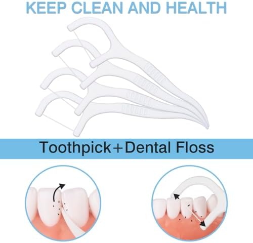 SUMERX portable travel cases containing fifty floss picks each