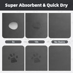 Padoor Pet Feeding Mat waterproof rubber backing