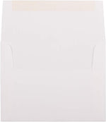 JAM PAPER A6 Strathmore Invitation Envelopes - 4 3/4 x 6 1/2 - Natural White Linen - 50/Pack - Image 13