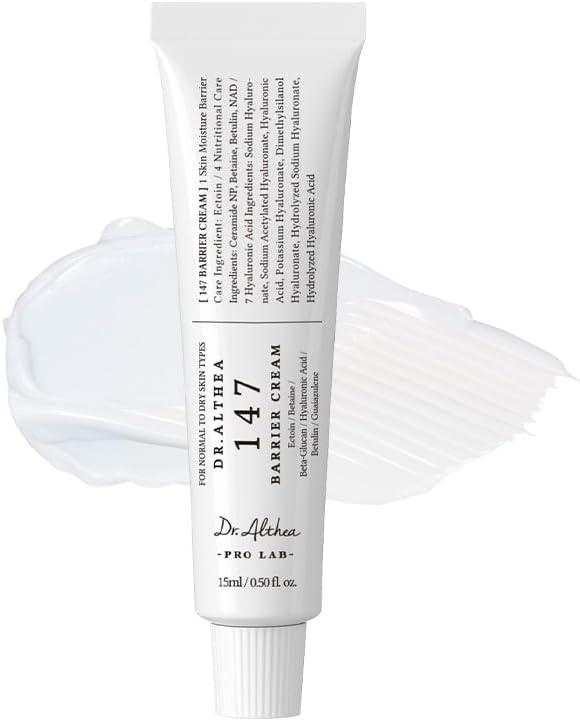 Dr Althea 147 Barrier Cream front view tube container for facial hydration