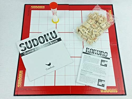 Game board and wooden tiles for Cardinal Industries Sudoku and Kakuro set