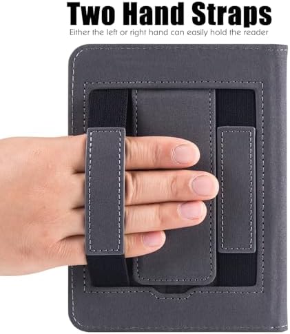 Interior view of Bozhuorui Kindle case with soft microfiber lining