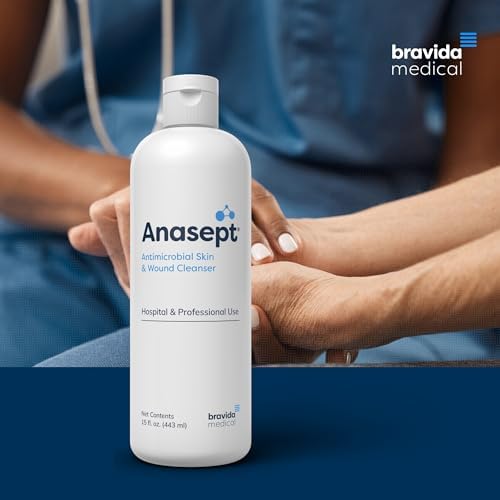 Back of Anasept 15 fluid ounce bottle with detailed product information