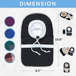 GBmates colostomy bag protector in floral print for skin irritation relief.