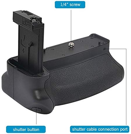 Mcoplus pro battery grip showing vertical shutter release button design