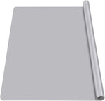 Gartful transparent protective sheet spread flat on a wooden desk