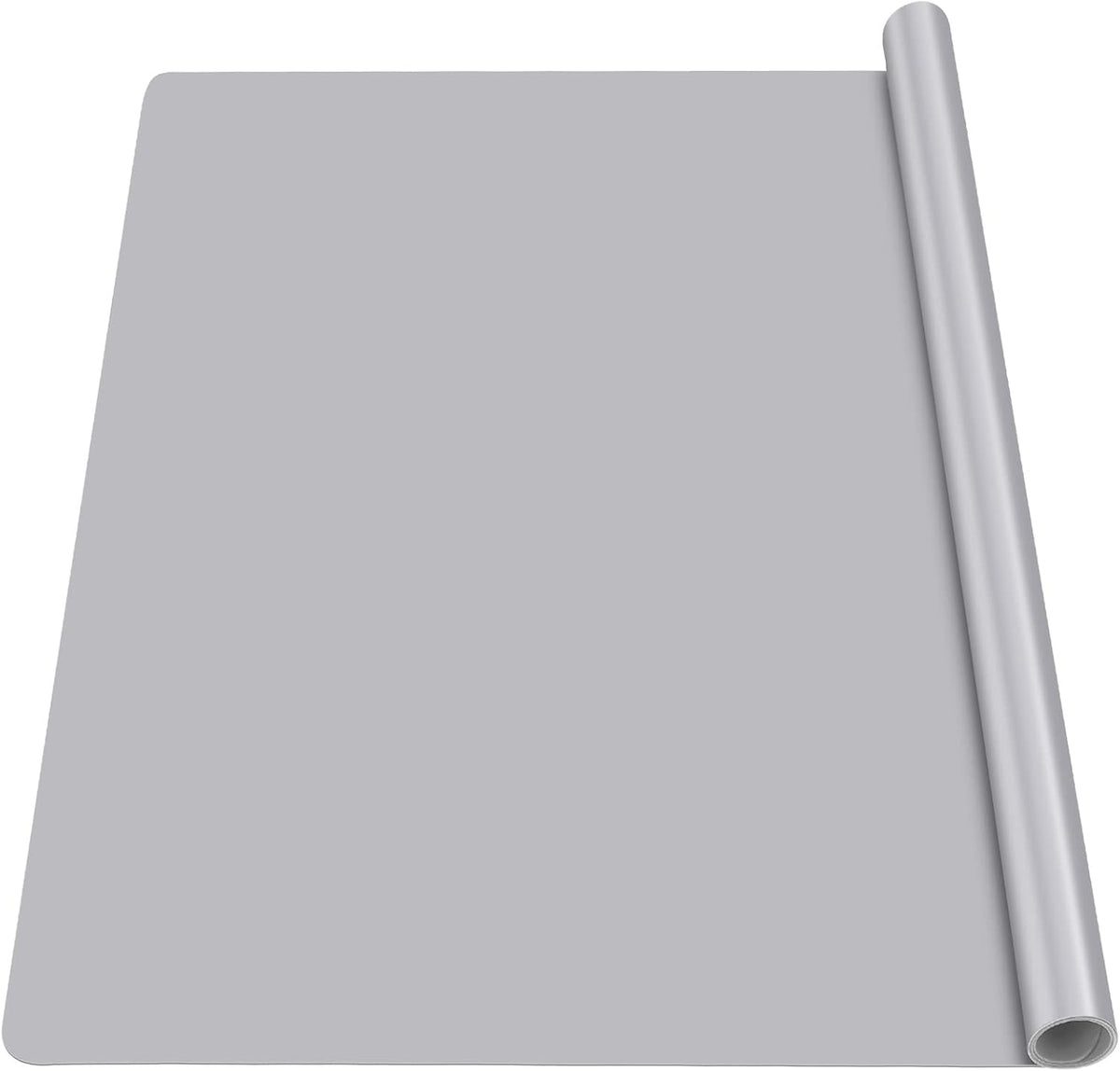 Gartful transparent protective sheet spread flat on a wooden desk