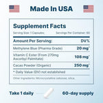 Authentic USA imported PureNutra methylene blue for cognitive support