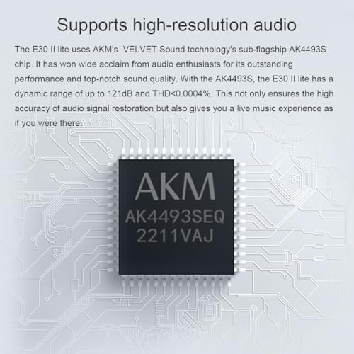 Topping E30 II Lite internal electronic architecture showcasing the AKM AK4493S processing microchip layout