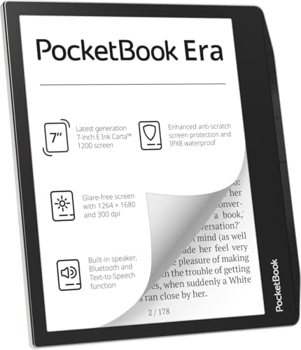 PocketBook Era 16GB e-reader side view showing control buttons