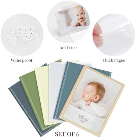 Vienrose six piece pocket album collection stacked vertically displaying compact design.